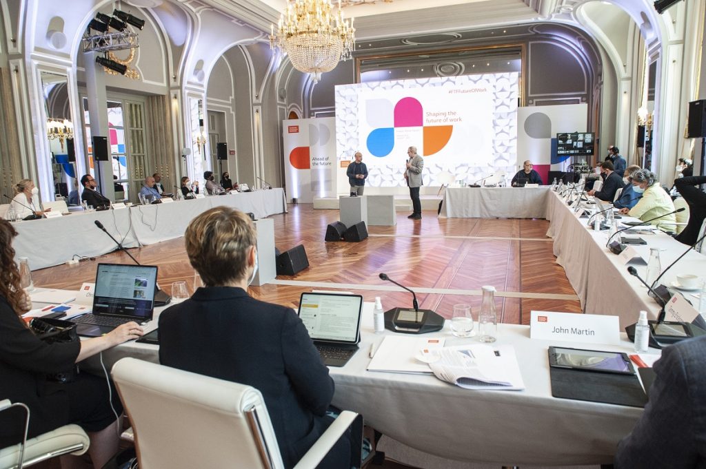 Reunión del Future Trends Forum sobre Futuro del trabajo en Julio 2021