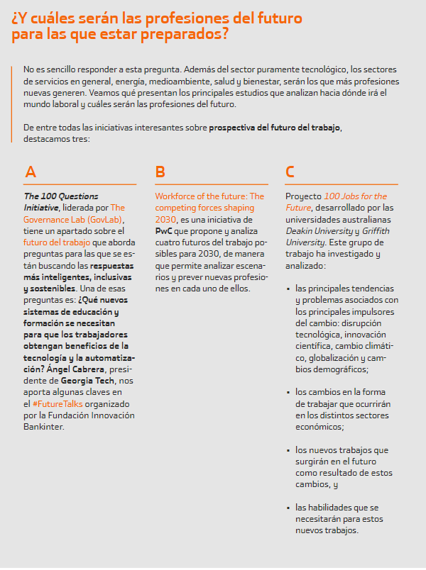 las profesiones del futuro